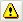 Amber warning triangle (!) button glyph